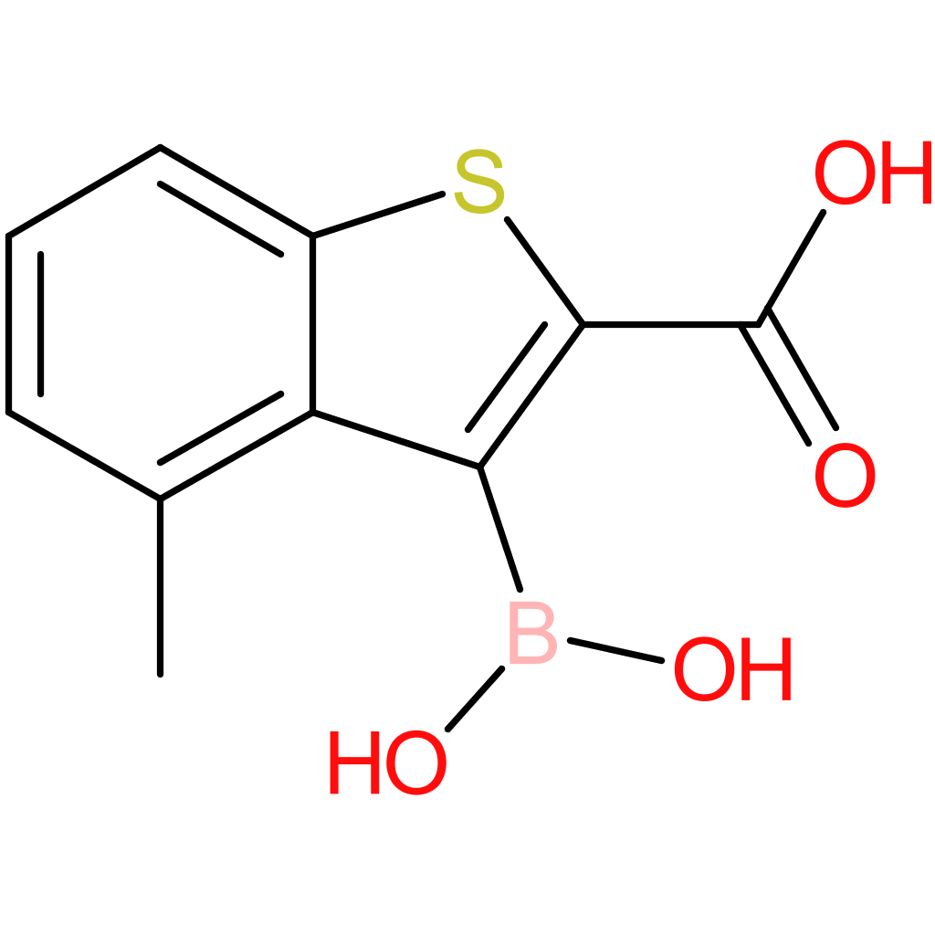 2-carboxy-4-methylbenzothiophene-3-boronic acid