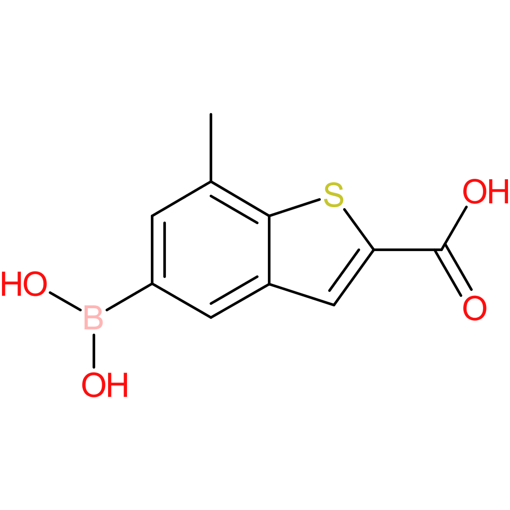 2-carboxy-7-methylbenzothiophene-5-boronic acid