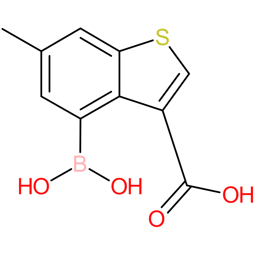 3-carboxy-6-methylbenzothiophene-4-boronic acid