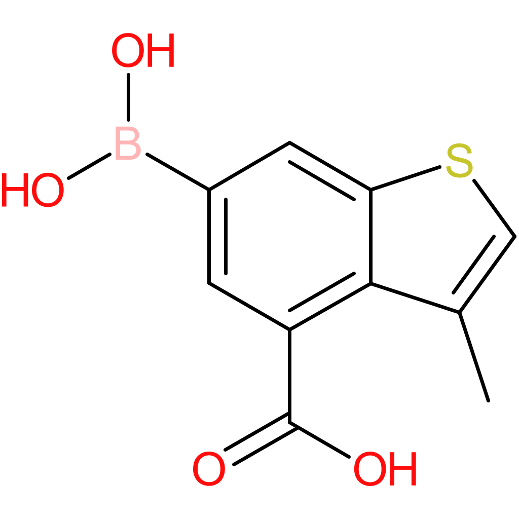 4-carboxy-3-methylbenzothiophene-6-boronic acid