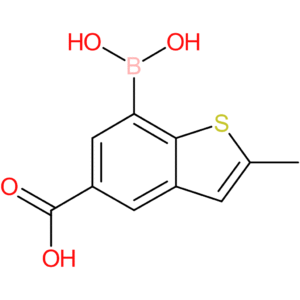 5-carboxy-2-methylbenzothiophene-7-boronic acid
