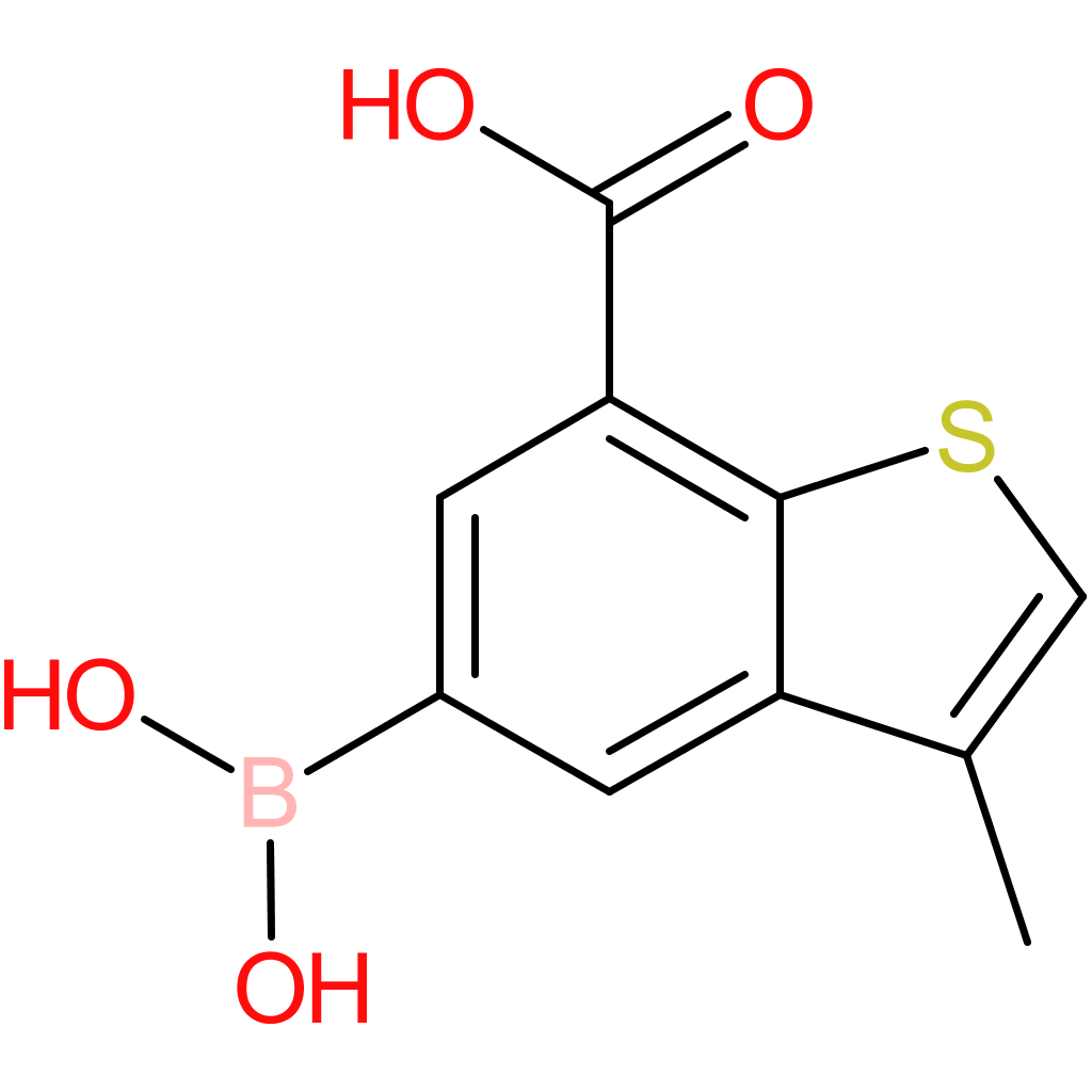 7-carboxy-3-methylbenzothiophene-5-boronic acid