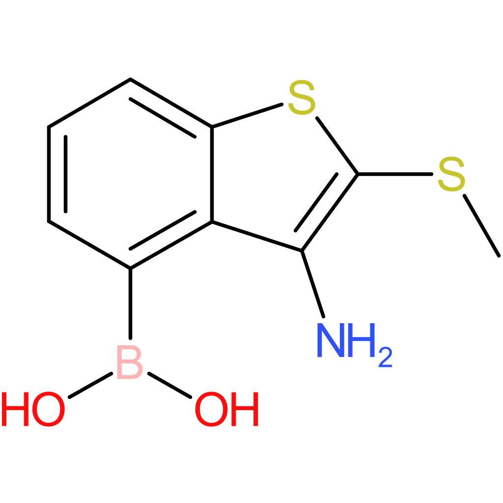 3-amino-2-(methylthio)benzothiophene-4-boronic acid