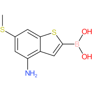 4-amino-6-(methylthio)benzothiophene-2-boronic acid