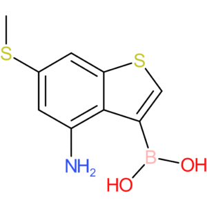 4-amino-6-(methylthio)benzothiophene-3-boronic acid