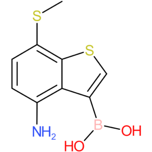 4-amino-7-(methylthio)benzothiophene-3-boronic acid