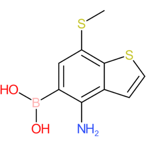 4-amino-7-(methylthio)benzothiophene-5-boronic acid