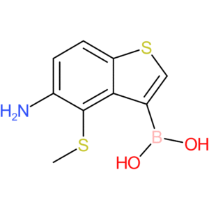 5-amino-4-(methylthio)benzothiophene-3-boronic acid