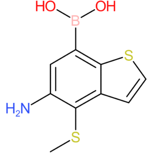 5-amino-4-(methylthio)benzothiophene-7-boronic acid