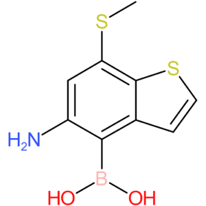 5-amino-7-(methylthio)benzothiophene-4-boronic acid