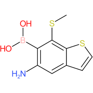 5-amino-7-(methylthio)benzothiophene-6-boronic acid
