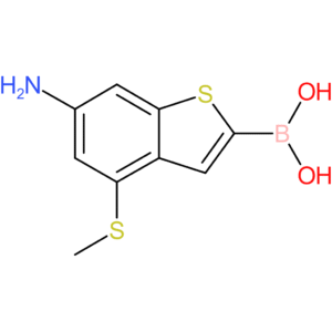 6-amino-4-(methylthio)benzothiophene-2-boronic acid