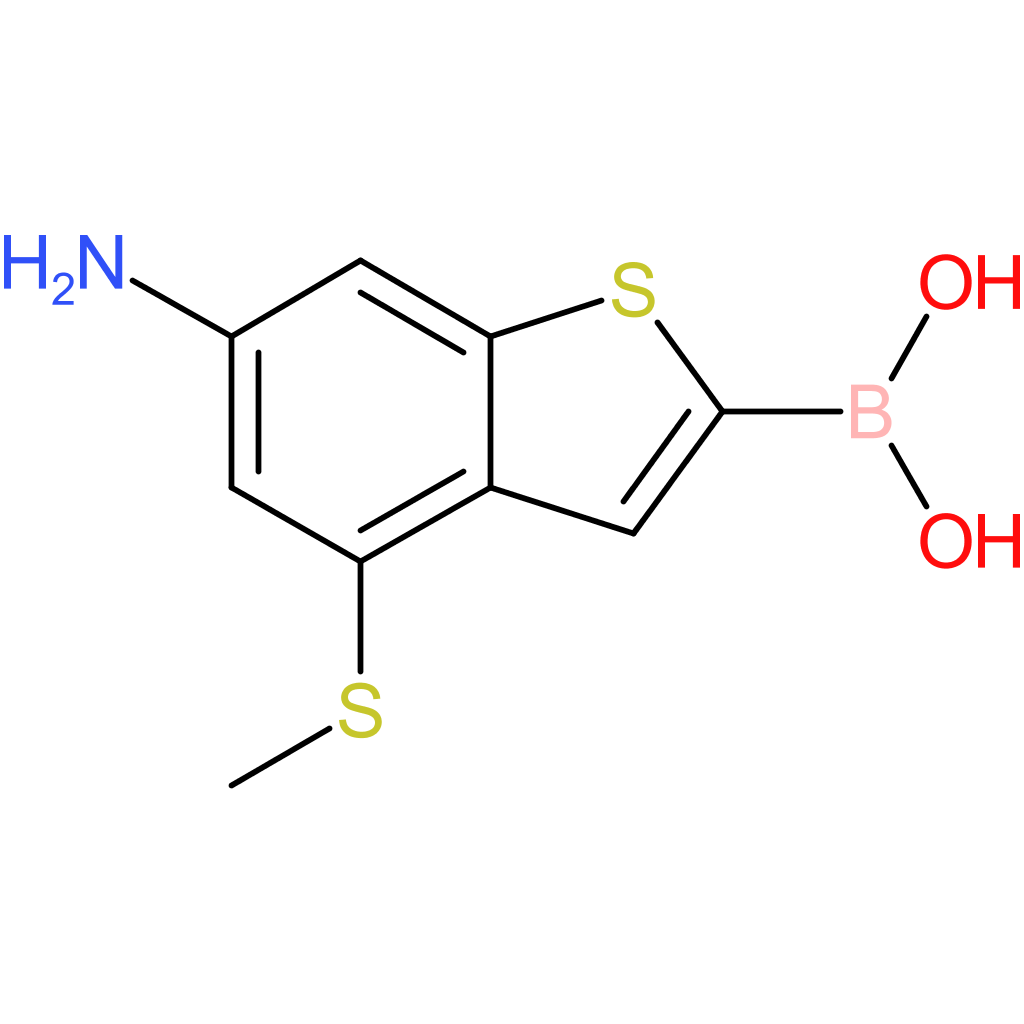 6-amino-4-(methylthio)benzothiophene-2-boronic acid