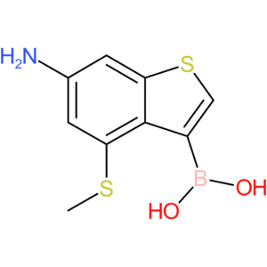 6-amino-4-(methylthio)benzothiophene-3-boronic acid