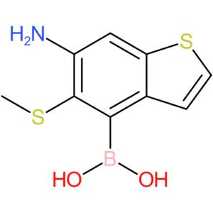 6-amino-5-(methylthio)benzothiophene-4-boronic acid