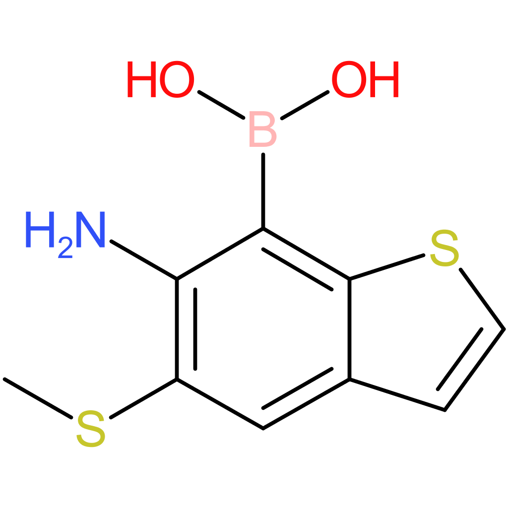 6-amino-5-(methylthio)benzothiophene-7-boronic acid