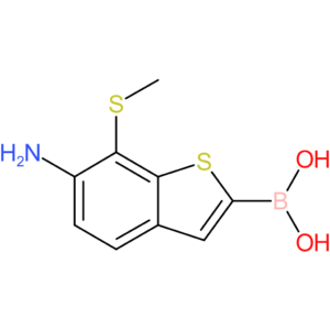 6-amino-7-(methylthio)benzothiophene-2-boronic acid
