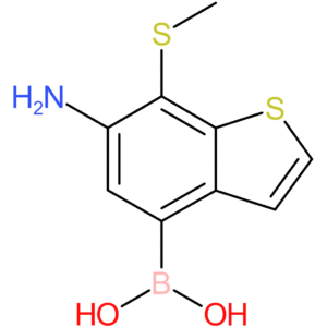 6-amino-7-(methylthio)benzothiophene-4-boronic acid