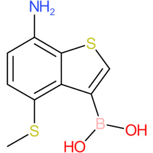 7-amino-4-(methylthio)benzothiophene-3-boronic acid