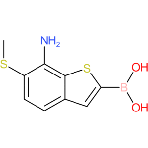 7-amino-6-(methylthio)benzothiophene-2-boronic acid