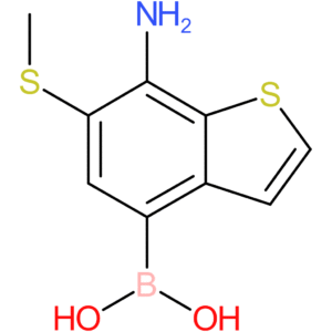 7-amino-6-(methylthio)benzothiophene-4-boronic acid