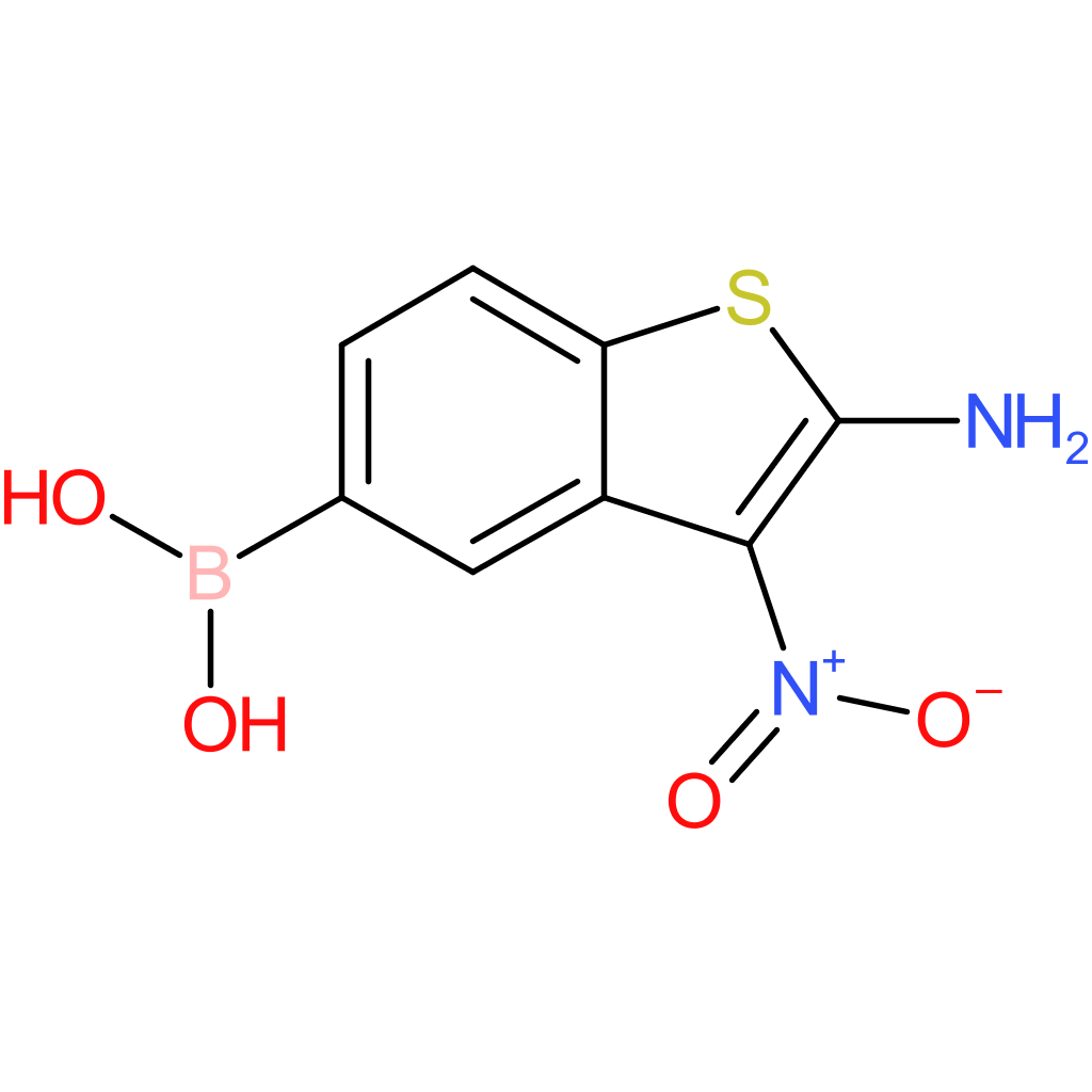 2-amino-3-nitrobenzothiophene-5-boronic acid