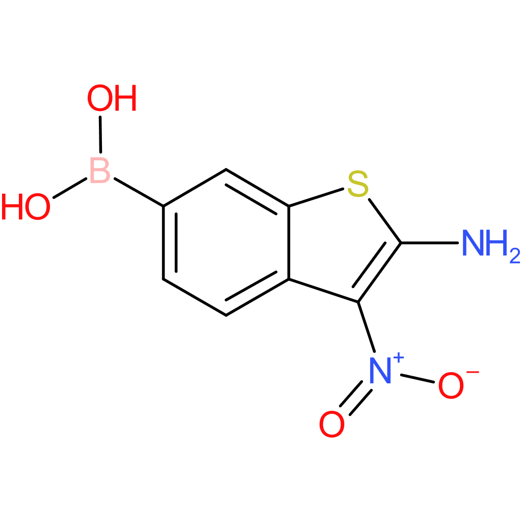 2-amino-3-nitrobenzothiophene-6-boronic acid