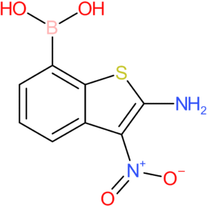 2-amino-3-nitrobenzothiophene-7-boronic acid