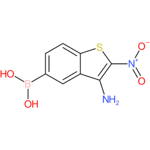 3-amino-2-nitrobenzothiophene-5-boronic acid