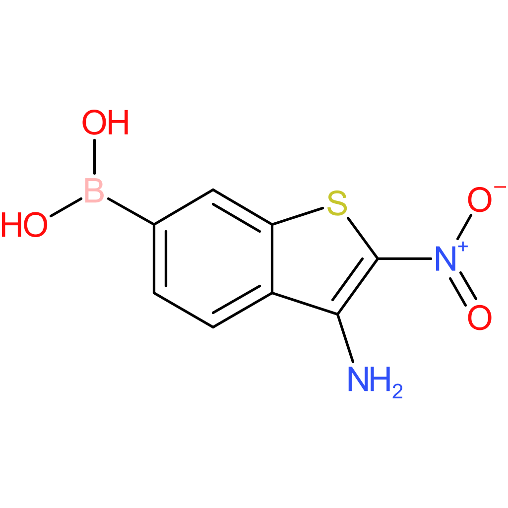 3-amino-2-nitrobenzothiophene-6-boronic acid