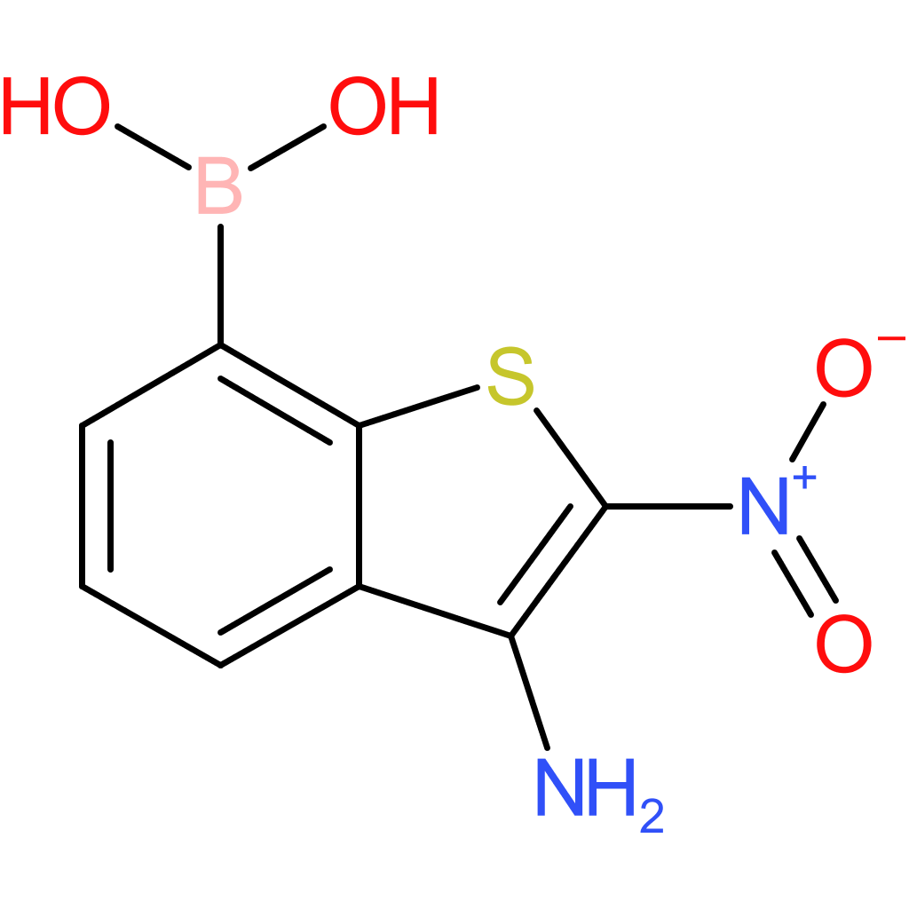 3-amino-2-nitrobenzothiophene-7-boronic acid