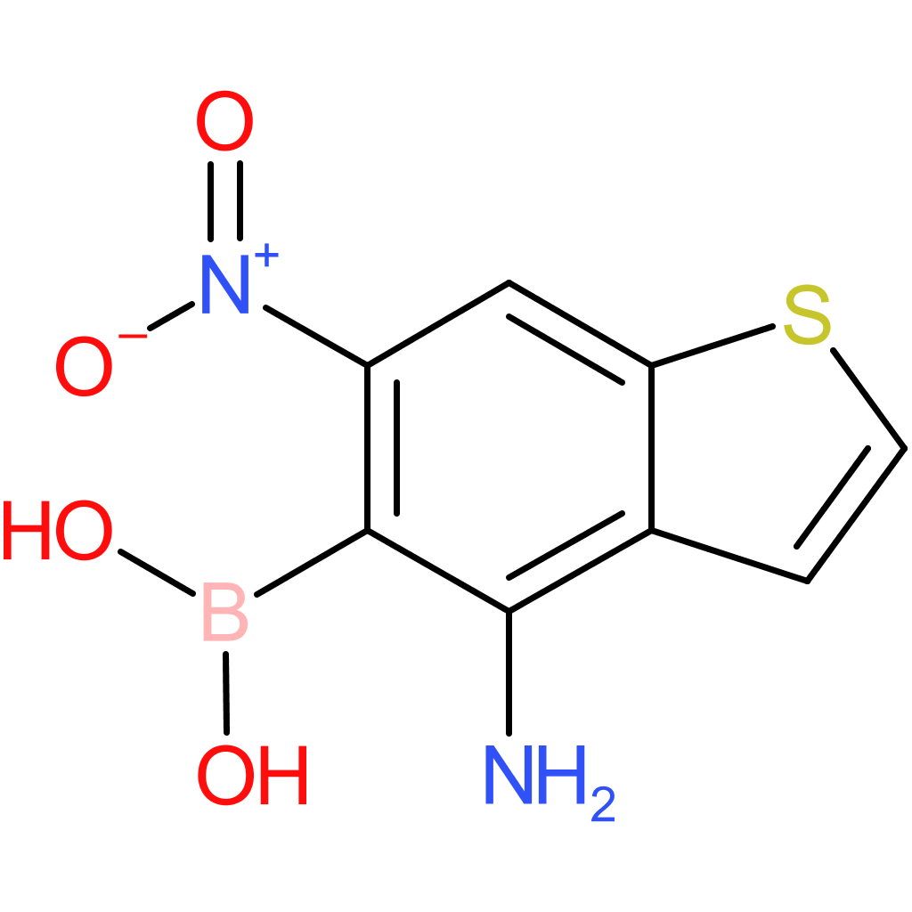 4-amino-6-nitrobenzothiophene-5-boronic acid