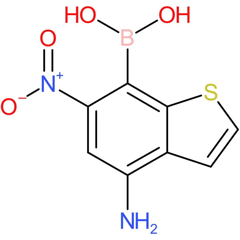 4-amino-6-nitrobenzothiophene-7-boronic acid