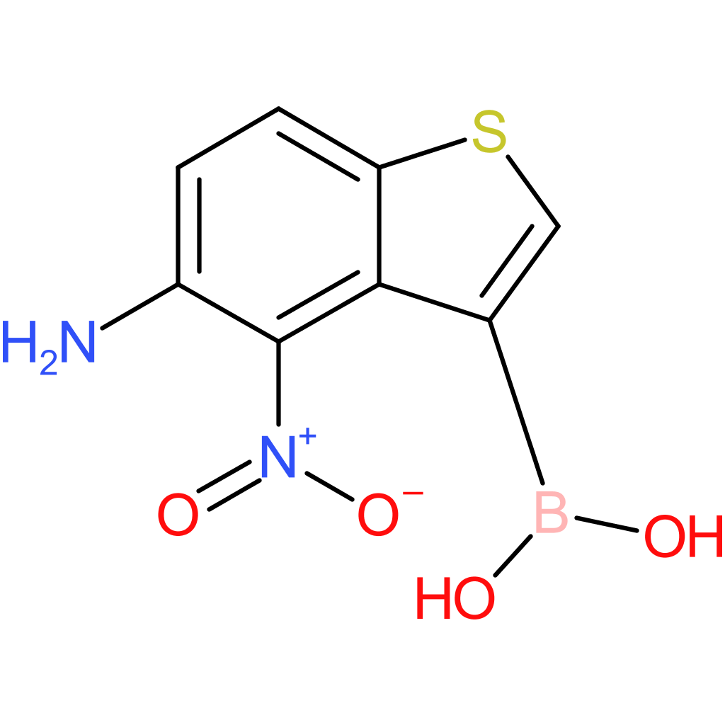 5-amino-4-nitrobenzothiophene-3-boronic acid