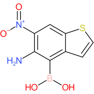 5-amino-6-nitrobenzothiophene-4-boronic acid