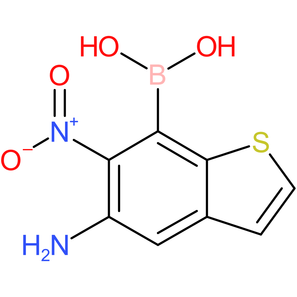 5-amino-6-nitrobenzothiophene-7-boronic acid