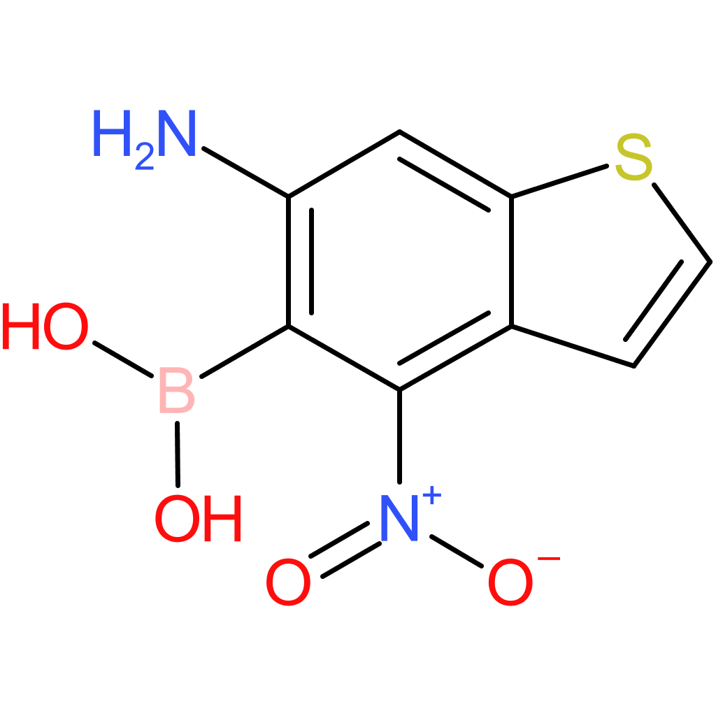 6-amino-4-nitrobenzothiophene-5-boronic acid