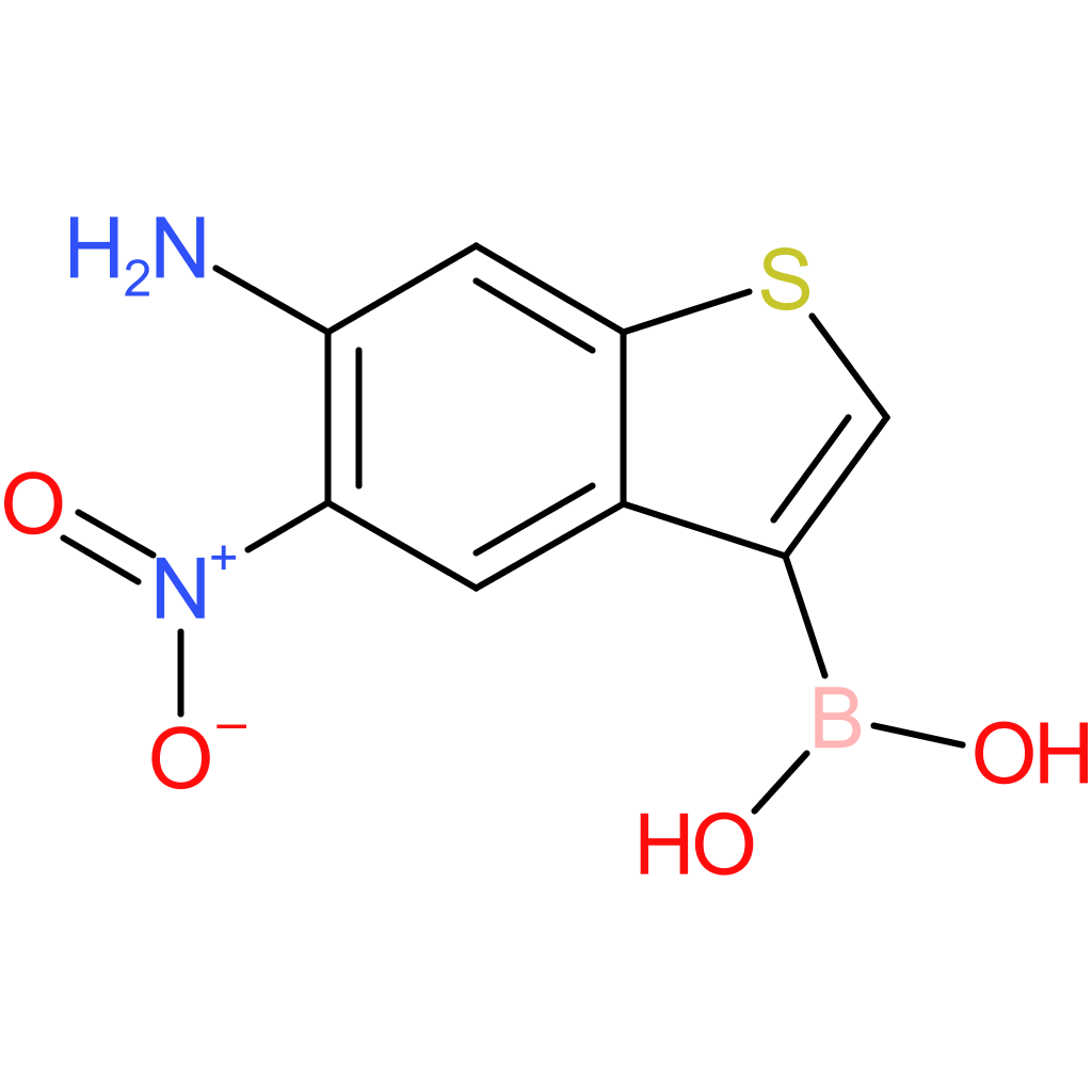 6-amino-5-nitrobenzothiophene-3-boronic acid
