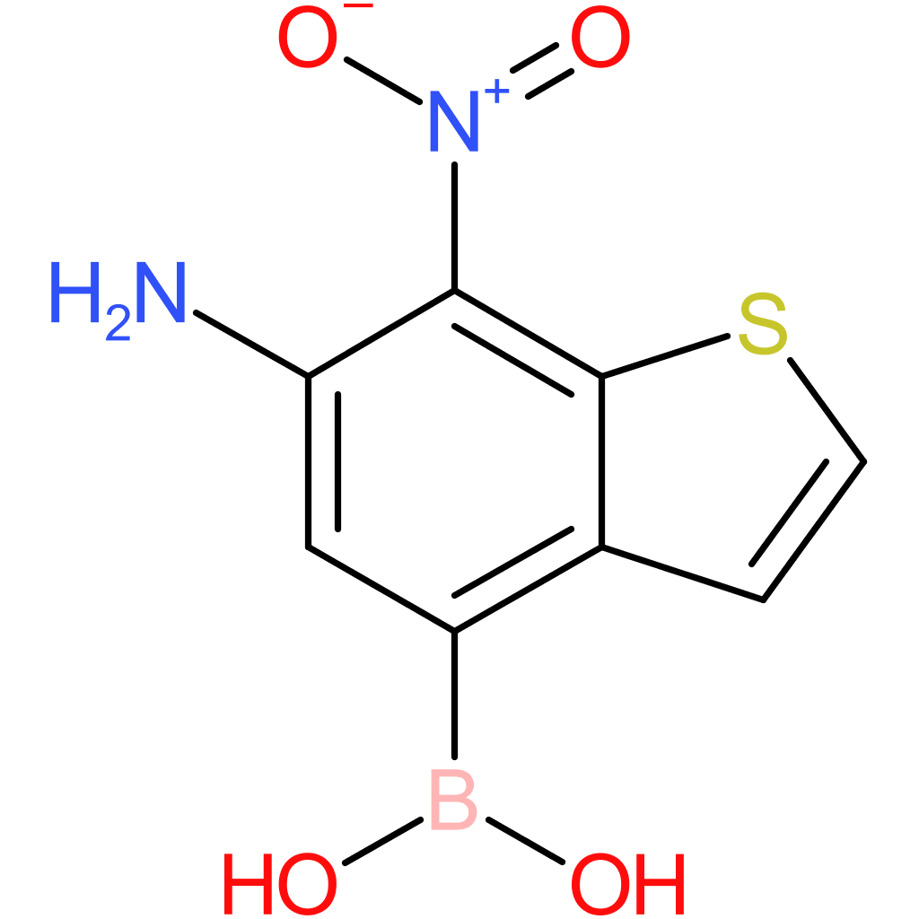6-amino-7-nitrobenzothiophene-4-boronic acid