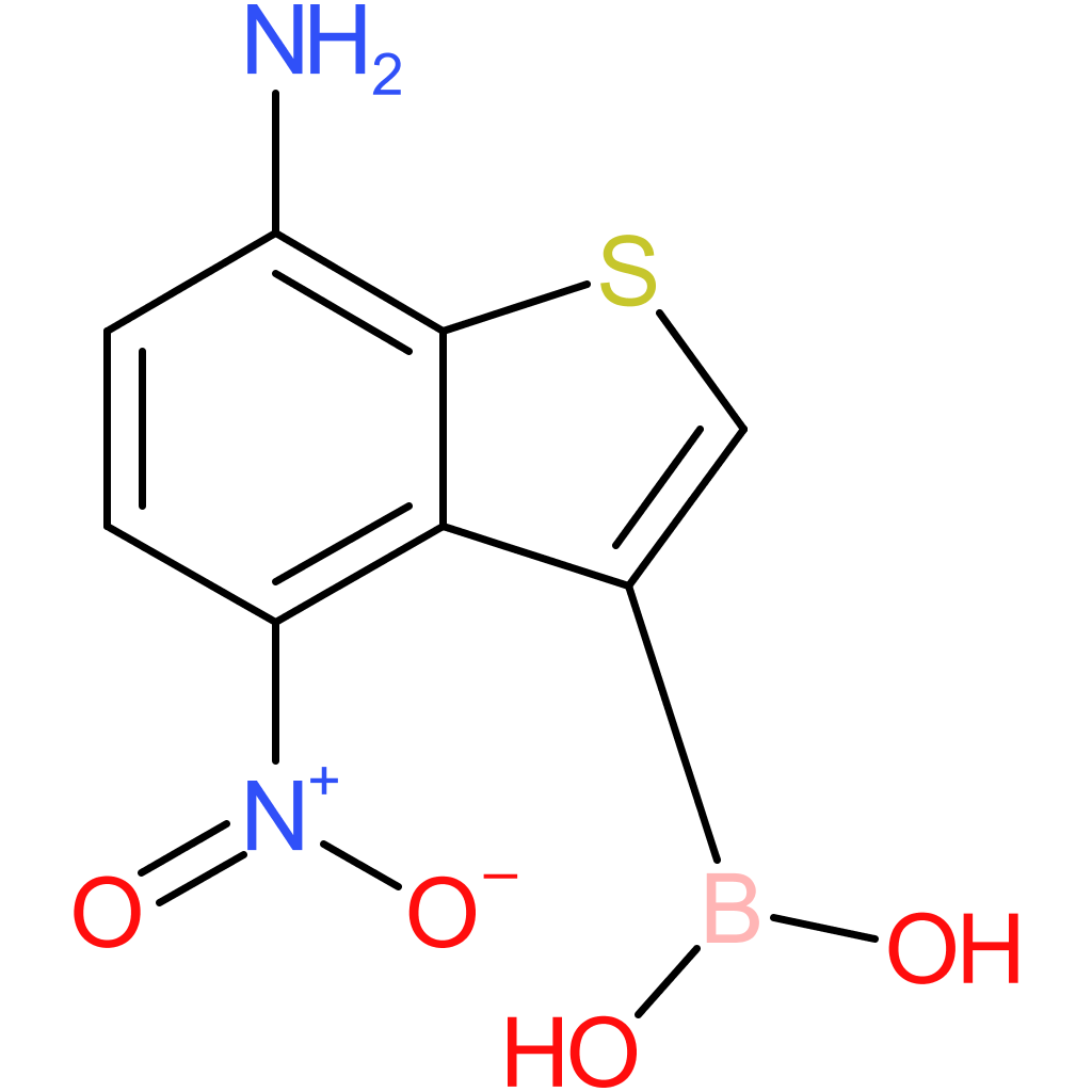 7-amino-4-nitrobenzothiophene-3-boronic acid