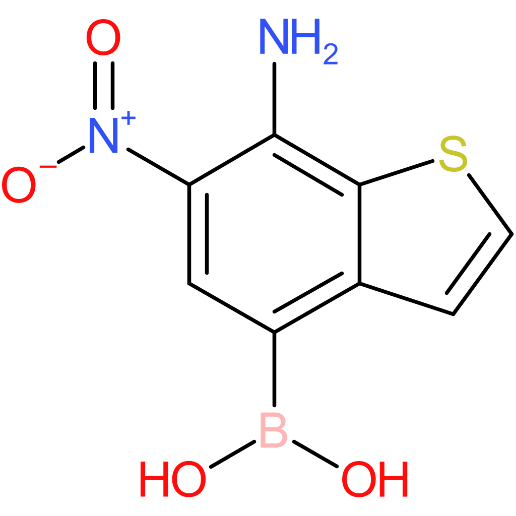 7-amino-6-nitrobenzothiophene-4-boronic acid
