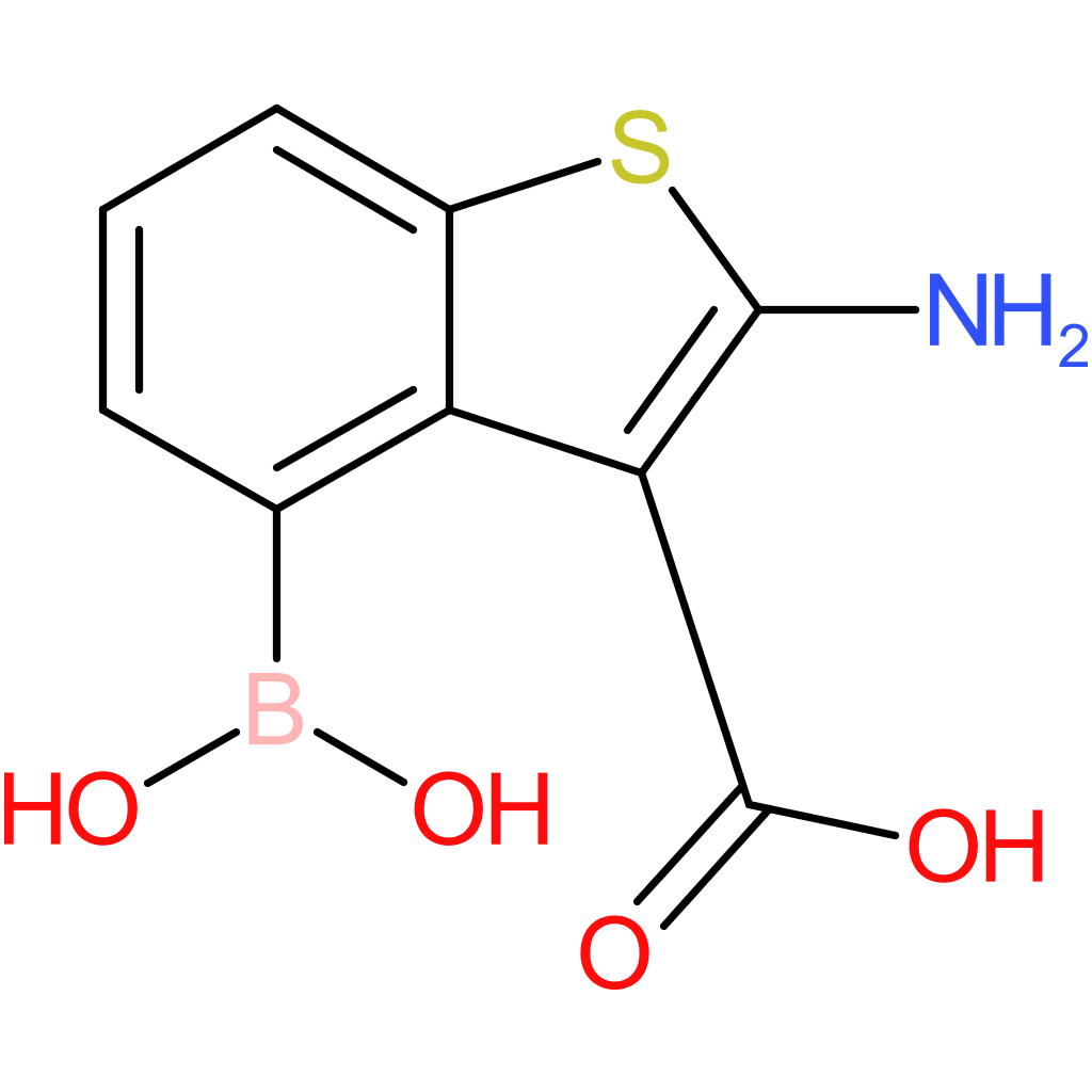 2-amino-3-carboxybenzothiophene-4-boronic acid
