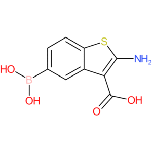 2-amino-3-carboxybenzothiophene-5-boronic acid