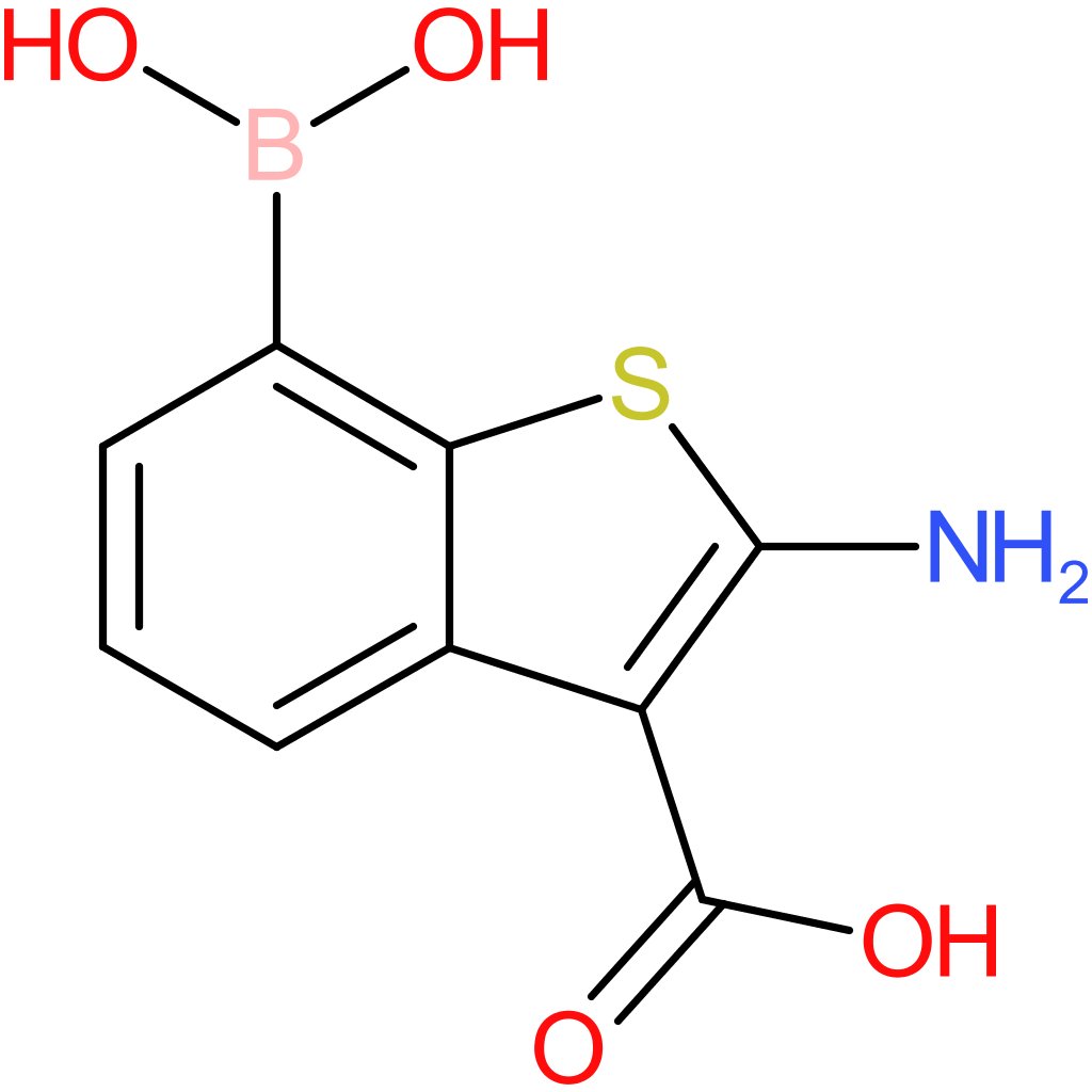2-amino-3-carboxybenzothiophene-7-boronic acid