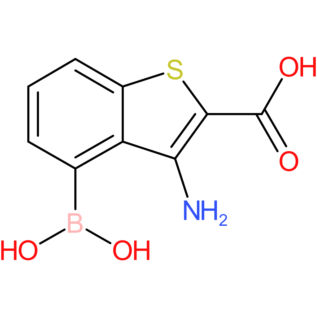 3-amino-2-carboxybenzothiophene-4-boronic acid