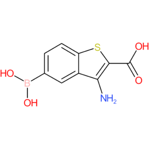 3-amino-2-carboxybenzothiophene-5-boronic acid