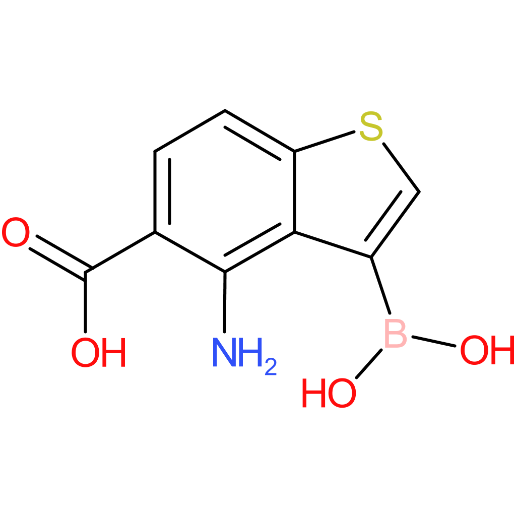 4-amino-5-carboxybenzothiophene-3-boronic acid