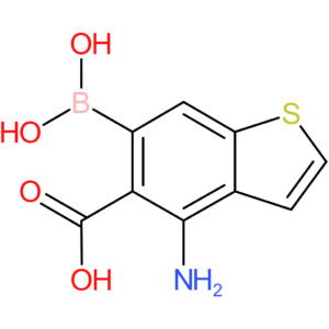 4-amino-5-carboxybenzothiophene-6-boronic acid