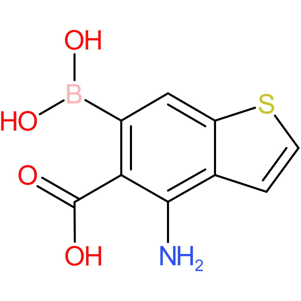 4-amino-5-carboxybenzothiophene-6-boronic acid