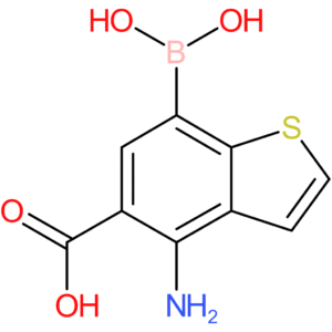 4-amino-5-carboxybenzothiophene-7-boronic acid